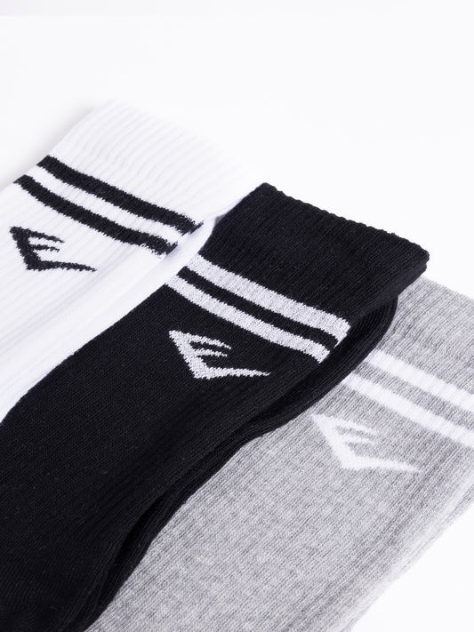 Everlast Stripe Econ 3'lü Karma Çorap