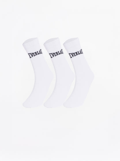 Everlast Classics 3'lü Beyaz Çorap