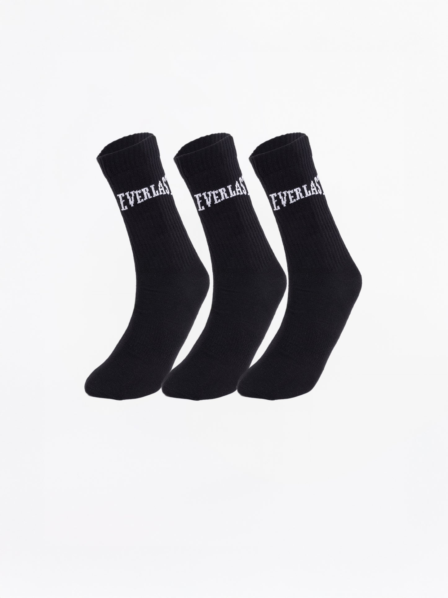 Everlast Classics 3'lü Siyah Çorap