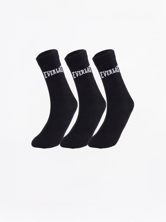 Everlast Classics 3'lü Siyah Çorap