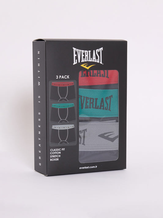 Everlast Renkli Lastik 3'lü Boxer