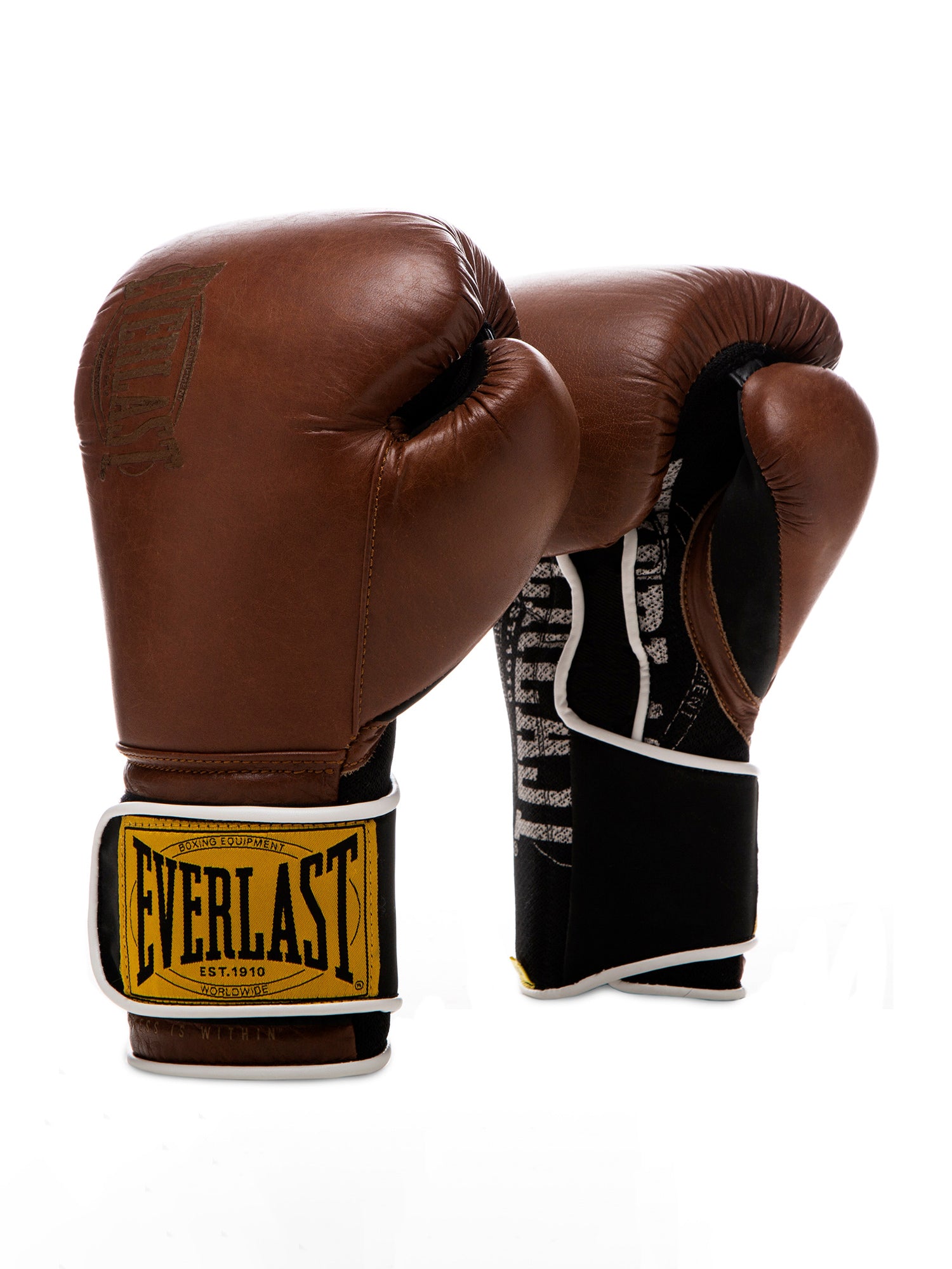 Everlast 1910 Classic 14oz Training Gloves Kahverengi Boks