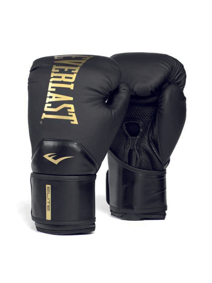 Everlast Elite 2 12oz Siyah/Gold Boks Eldiveni