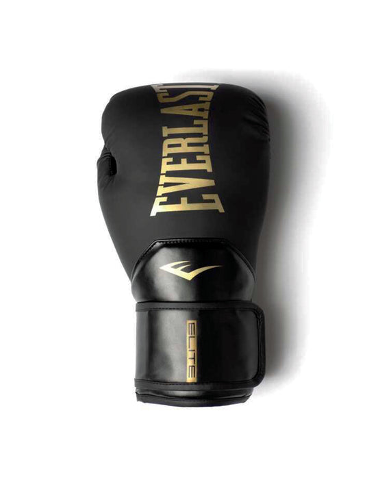 Everlast Elite 2 14oz Siyah/Gold Boks Eldiveni
