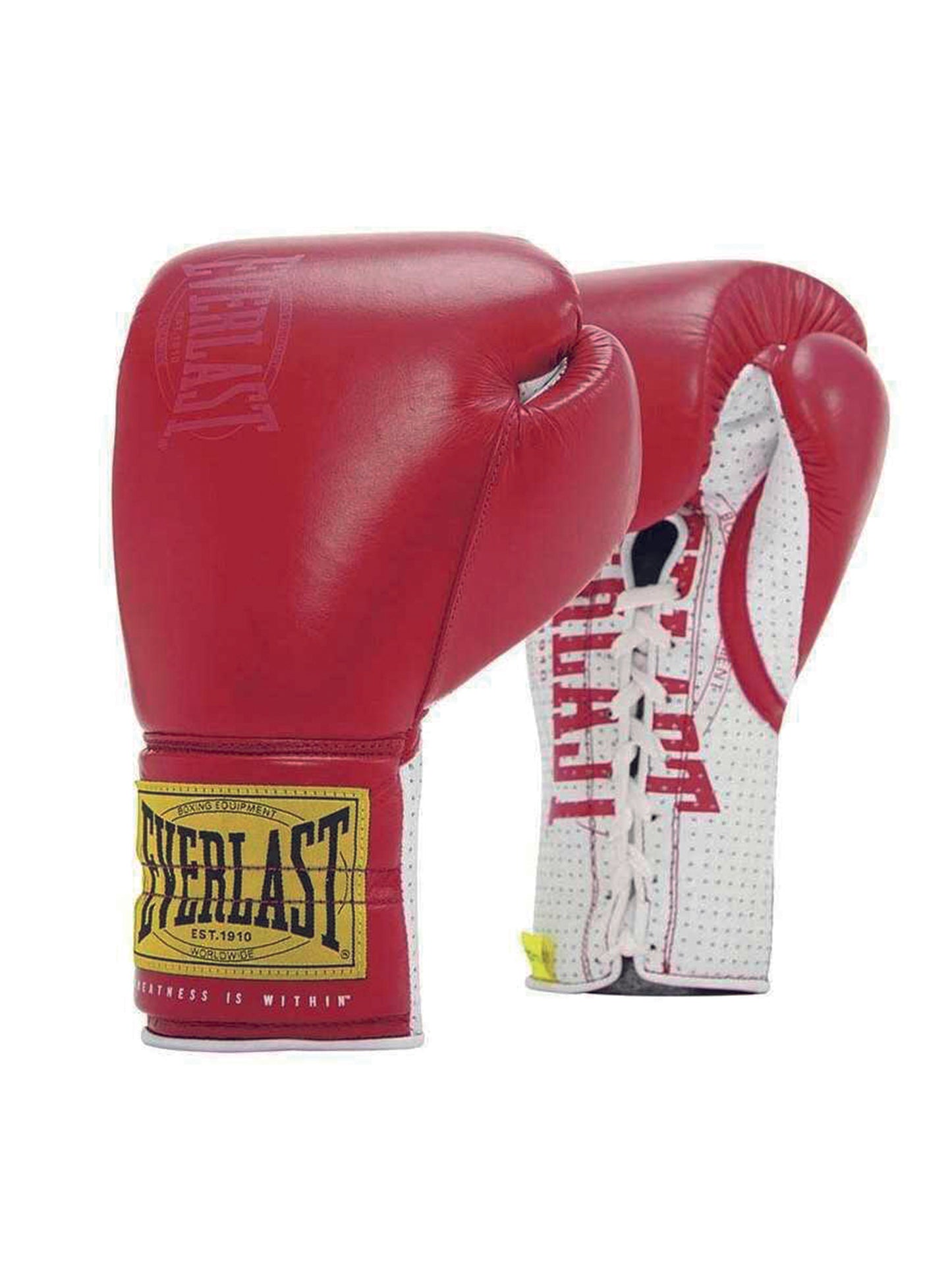 1910 Sparring Laced 16oz Kırmızı Boks Eldiveni