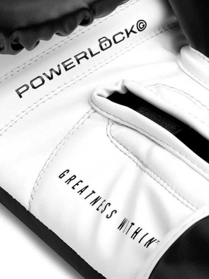 Everlast Powerlock OG Siyah/Beyaz Antrenman Boks Eldiveni