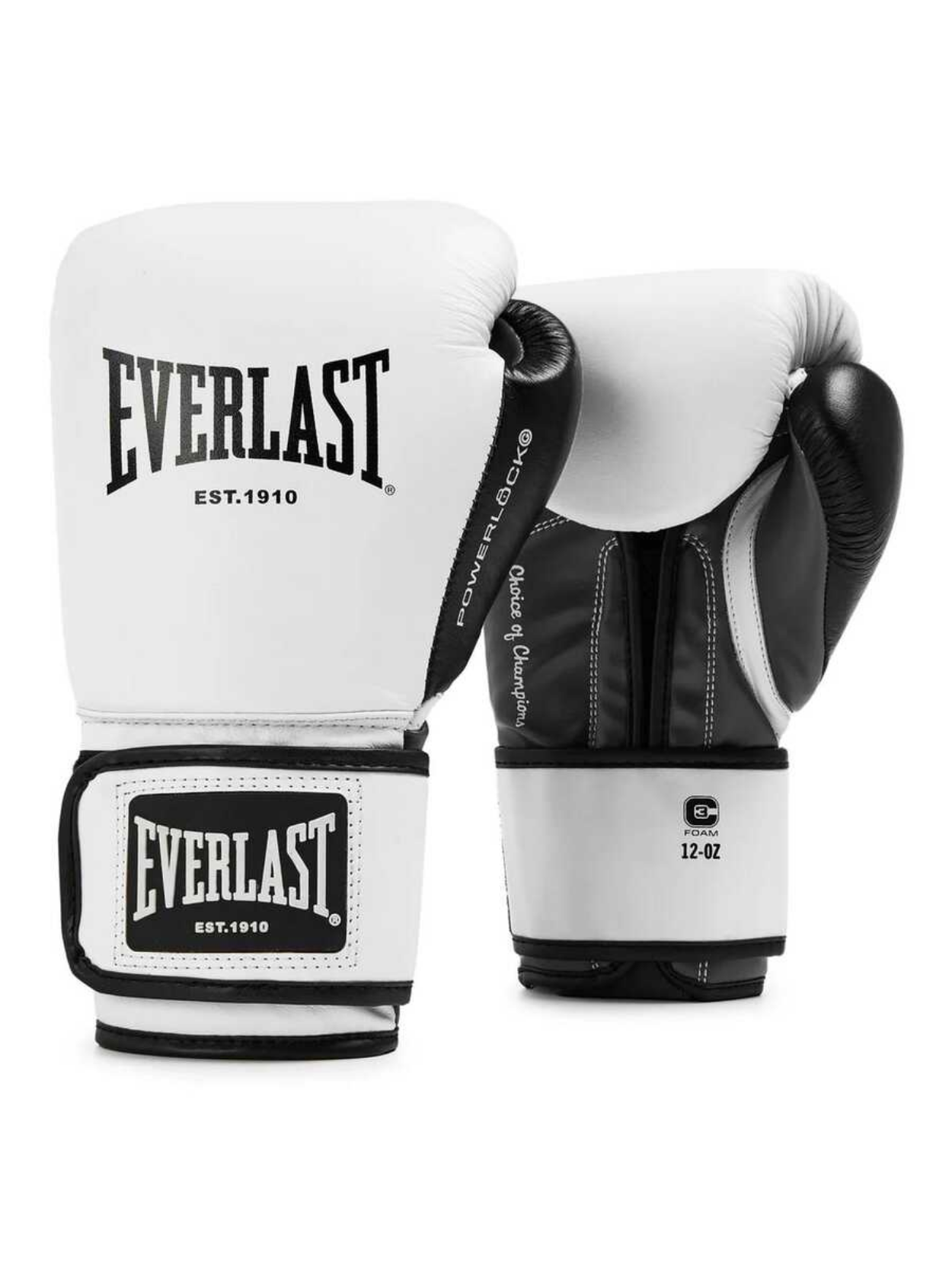 Everlast Powerlock OG Gelişmiş Beyaz/Siyah Antrenman Boks Eldiveni 