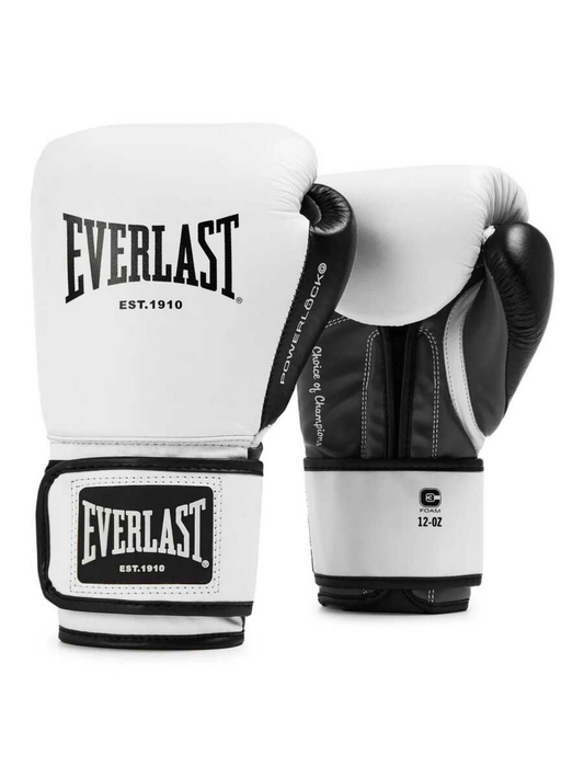 Everlast Powerlock OG Gelişmiş Beyaz/Siyah Antrenman Boks Eldiveni 
