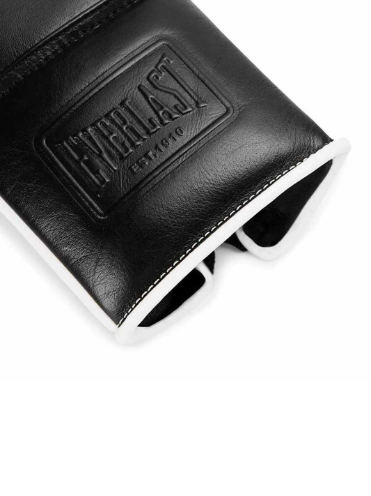 Everlast Powerlock Pro OG Bağcıklı (kick) Siyah/Beyaz Boks Eldiveni