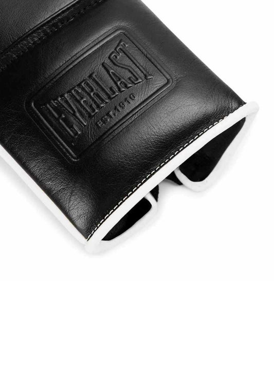 Everlast Powerlock Pro OG Bağcıklı (kick) Siyah/Beyaz Boks Eldiveni