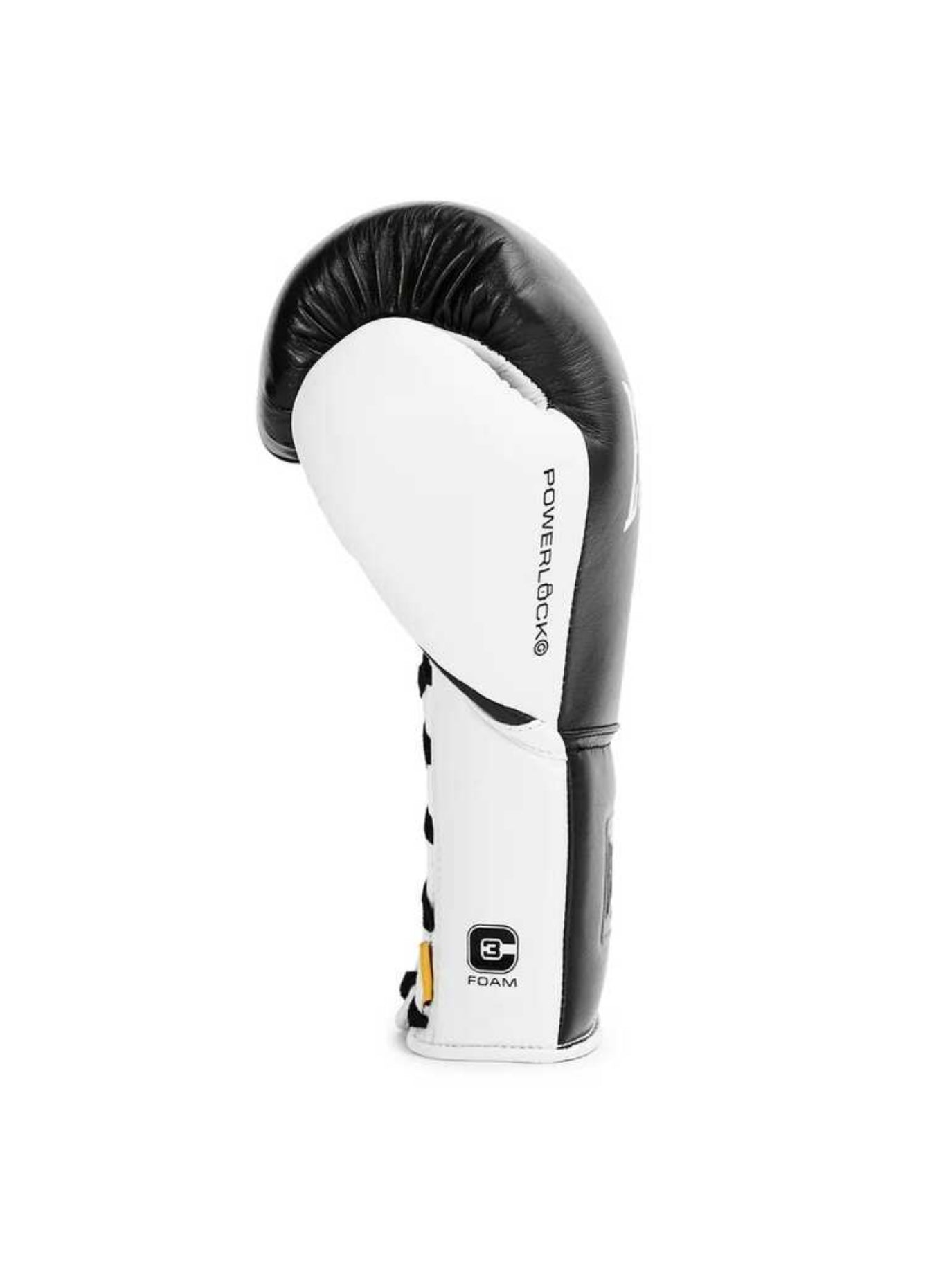 Everlast Powerlock Pro OG Bağcıklı (kick) Siyah/Beyaz Boks Eldiveni