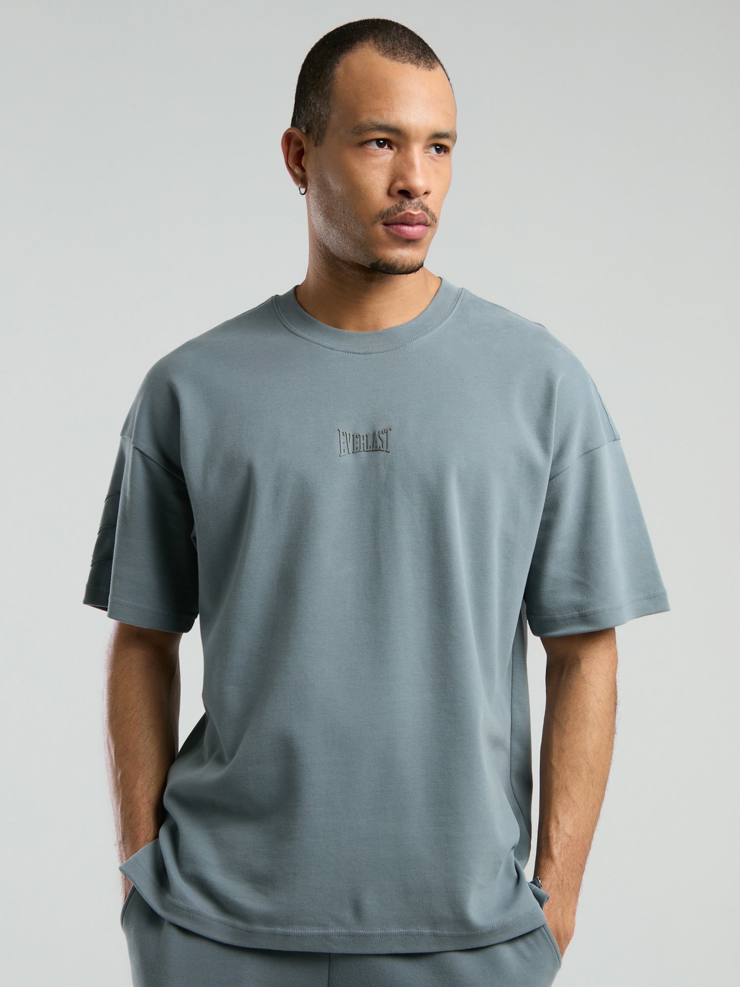 Ever Relaxed Oversize Gri Erkek Tişört