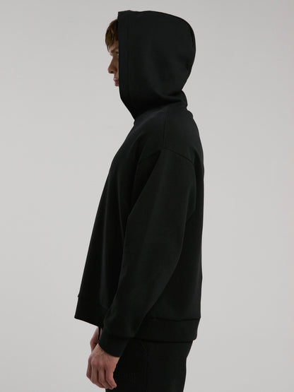 Ever Relaxed Comfort Kapüşonlu Siyah Erkek Sweatshirt