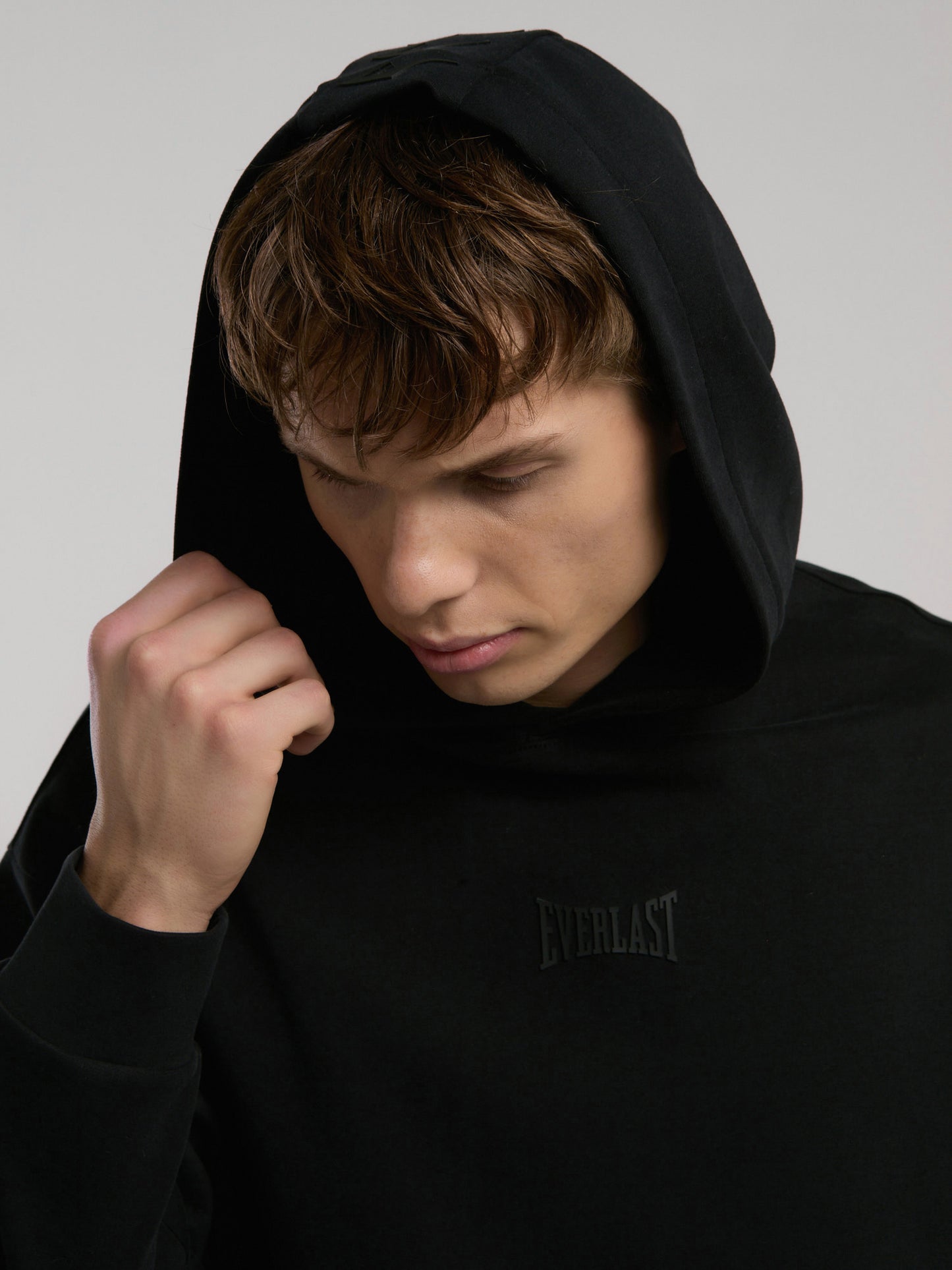 Ever Relaxed Comfort Kapüşonlu Siyah Erkek Sweatshirt