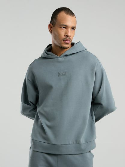 Ever Relaxed Comfort Kapüşonlu Gri Erkek Sweatshirt