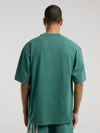 Everlast Authentic Boxing Oversize Koyu Yeşil Erkek Tişört