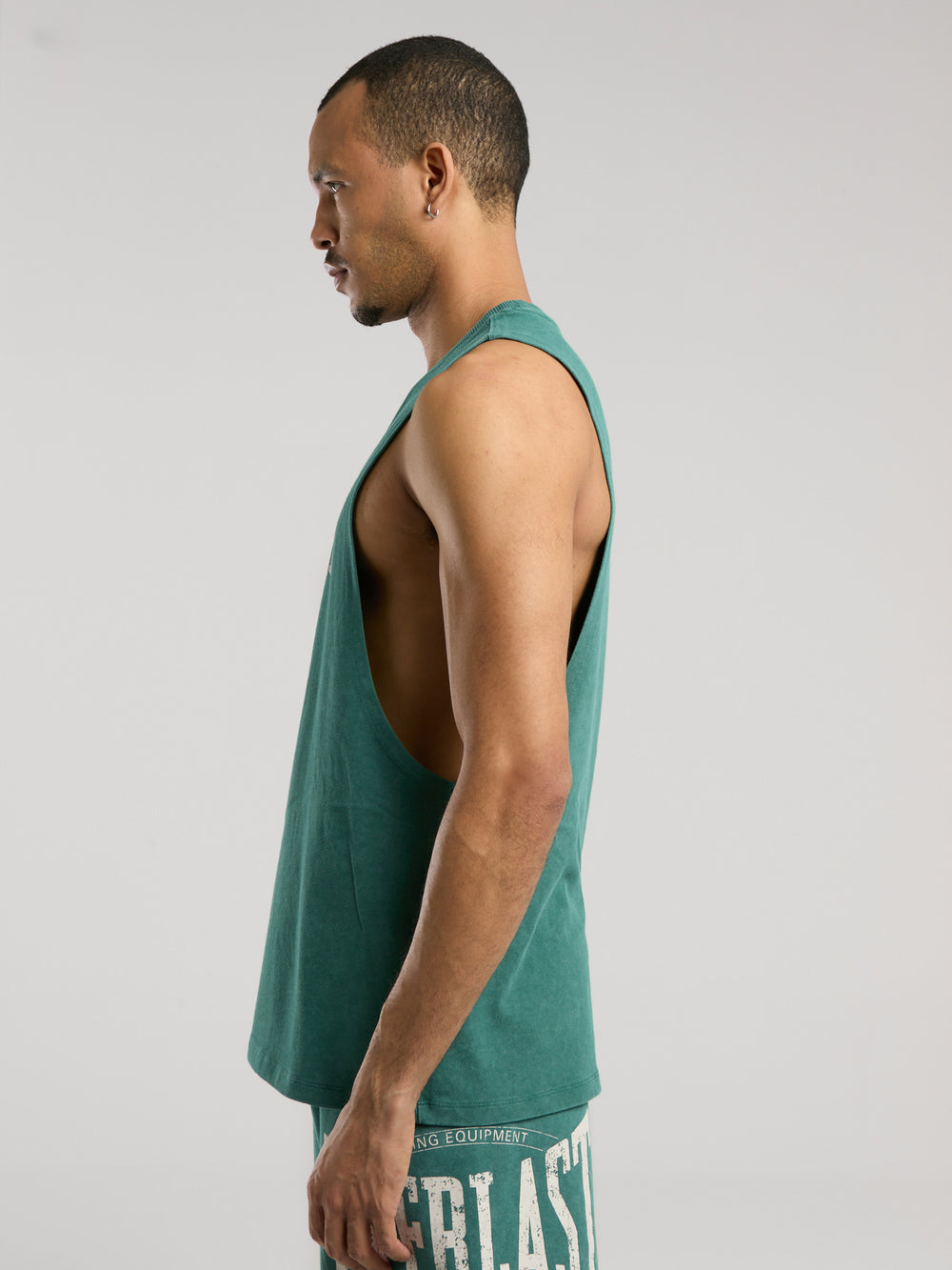 Everlast Authentic Boxing Oversize Koyu Yeşil Erkek Atlet