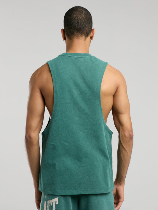 Everlast Authentic Boxing Oversize Koyu Yeşil Erkek Atlet