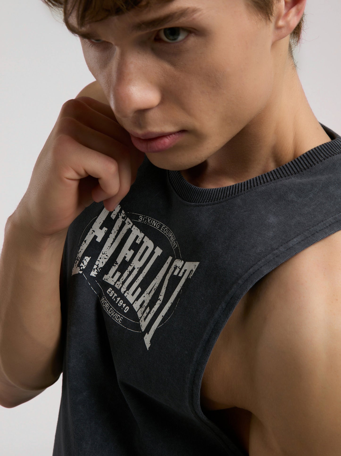 Everlast Authentic Boxing Oversize Antrasit Erkek Atlet