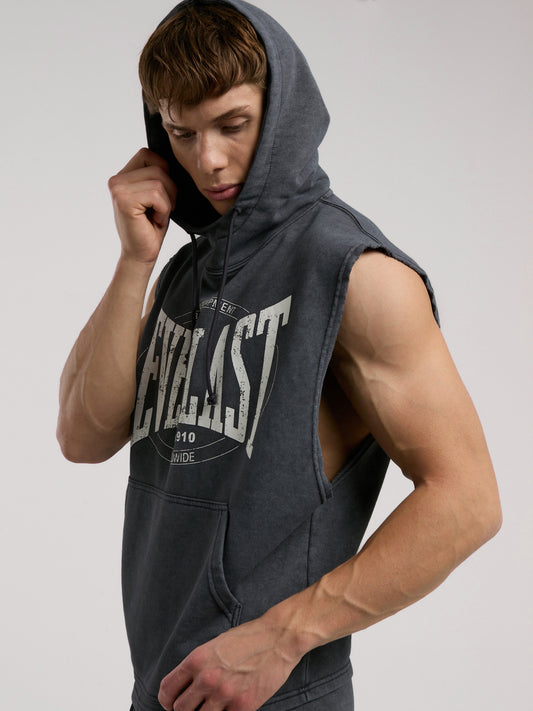 Everlast Authentic Boxing Oversize Antrasit Kolsuz Erkek Sweatshirt