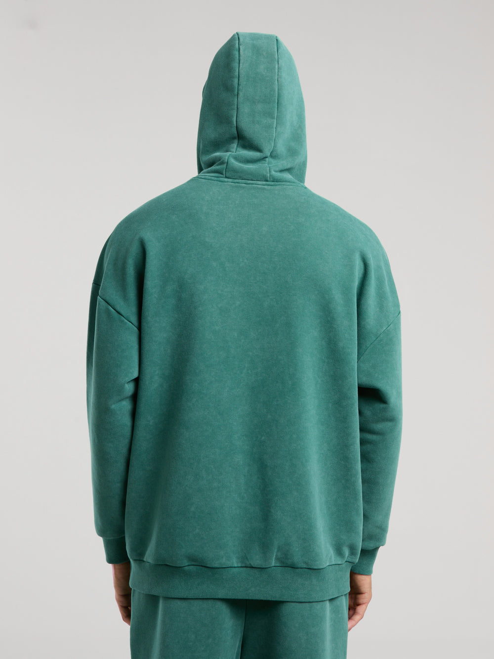 Everlast Authentic Boxing Oversize Koyu Yeşil Erkek Kapüşonlu Sweatshirt