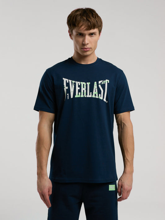 Everlast Boxing Club Logo Lacivert Erkek Tişört