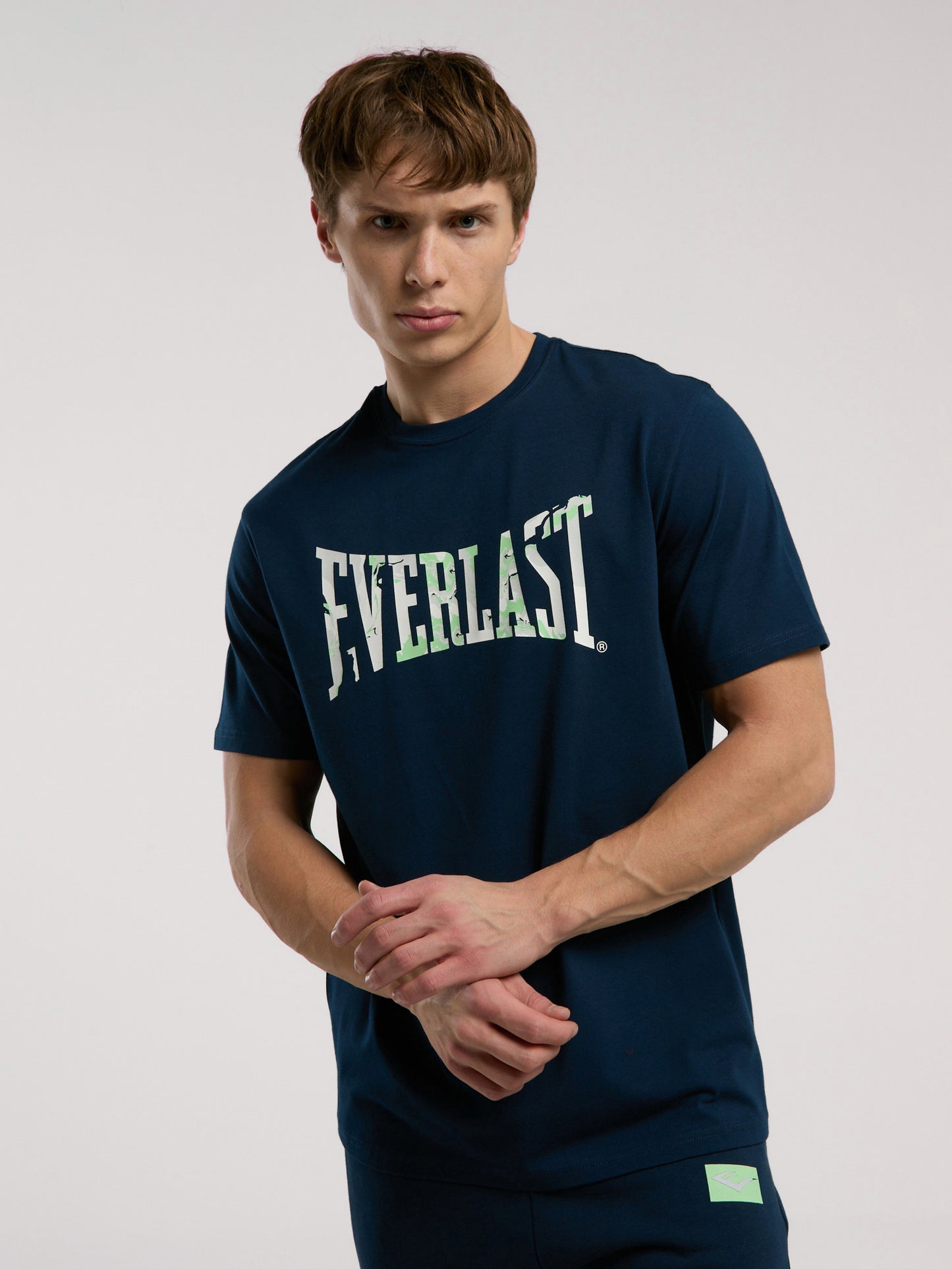 Everlast Boxing Club Logo Lacivert Erkek Tişört