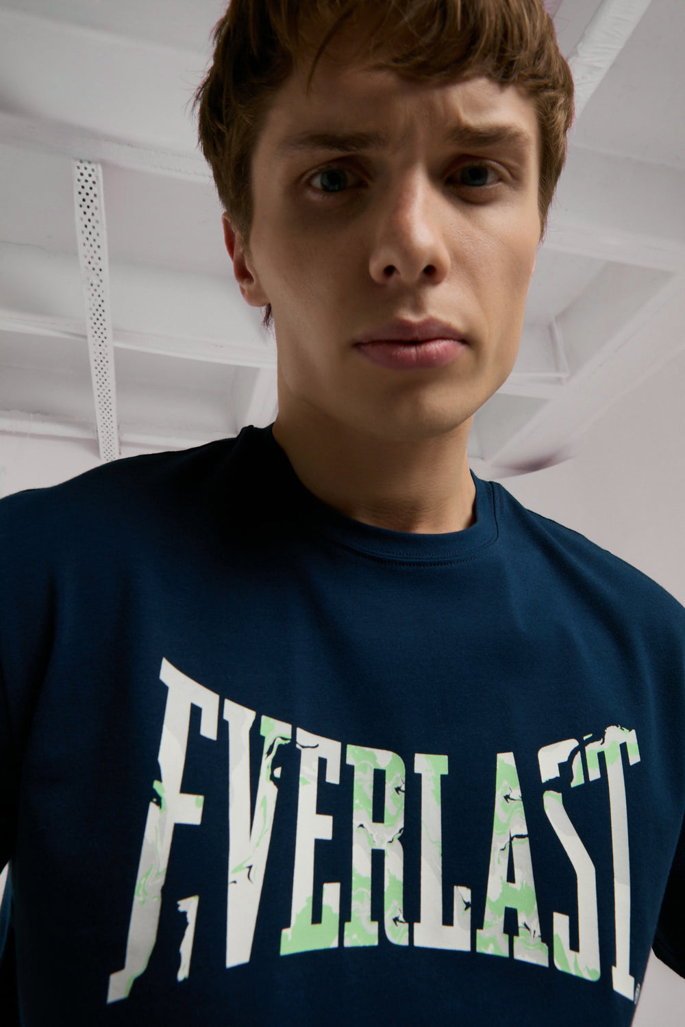 Everlast Boxing Club Logo Lacivert Erkek Tişört