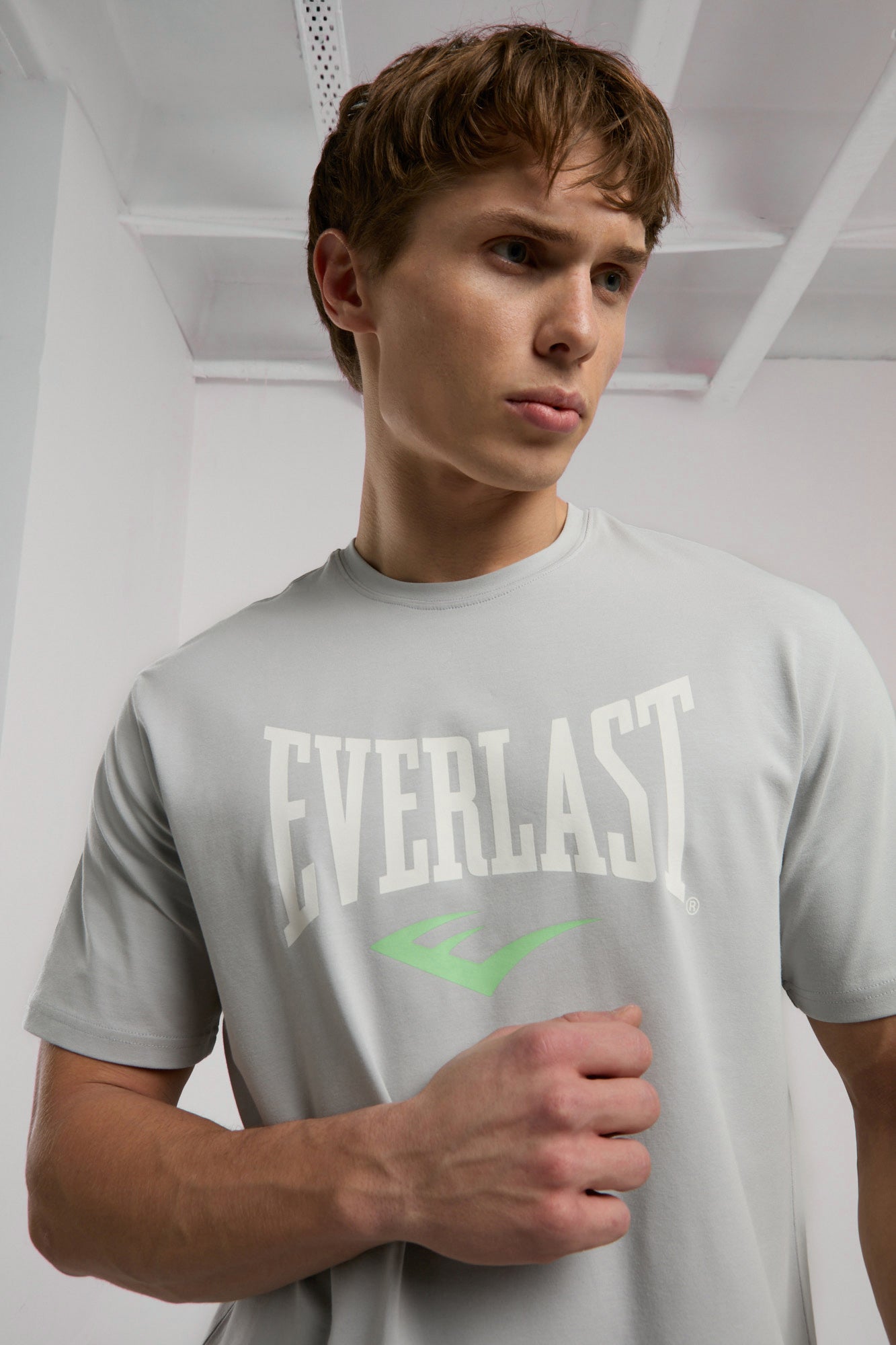 Everlast Boxing Club Açık Gri Erkek Tişört