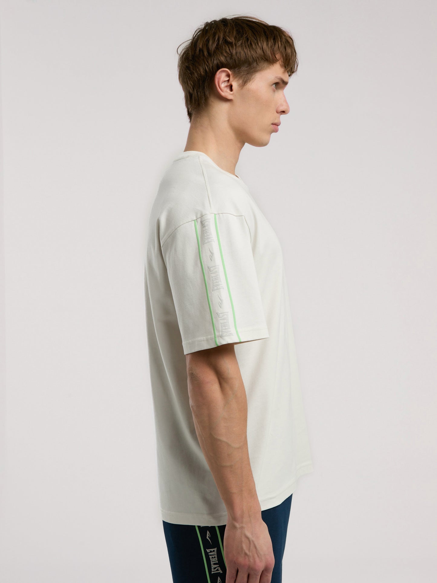 Everlast Boxing Club Oversize Açık Gri Erkek Tişört