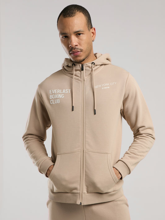 Everlast Boxing Club Regular Kum Erkek Full Zip Kapüşonlu Sweatshirt