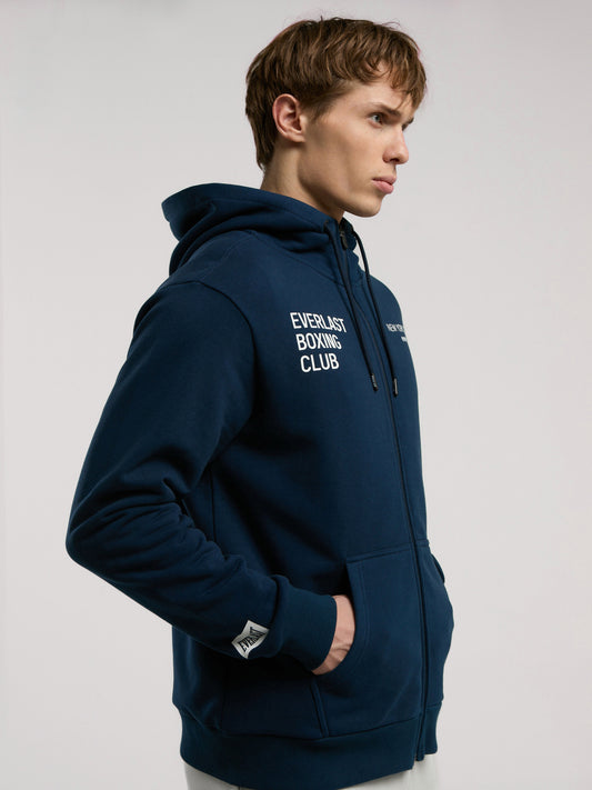 Everlast Boxing Club Regular Lacivert Erkek Full Zip Kapüşonlu Sweatshirt