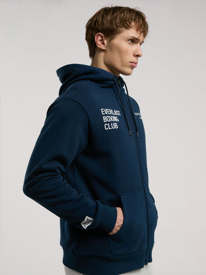 Everlast Boxing Club Regular Lacivert Erkek Full Zip Kapüşonlu Sweatshirt