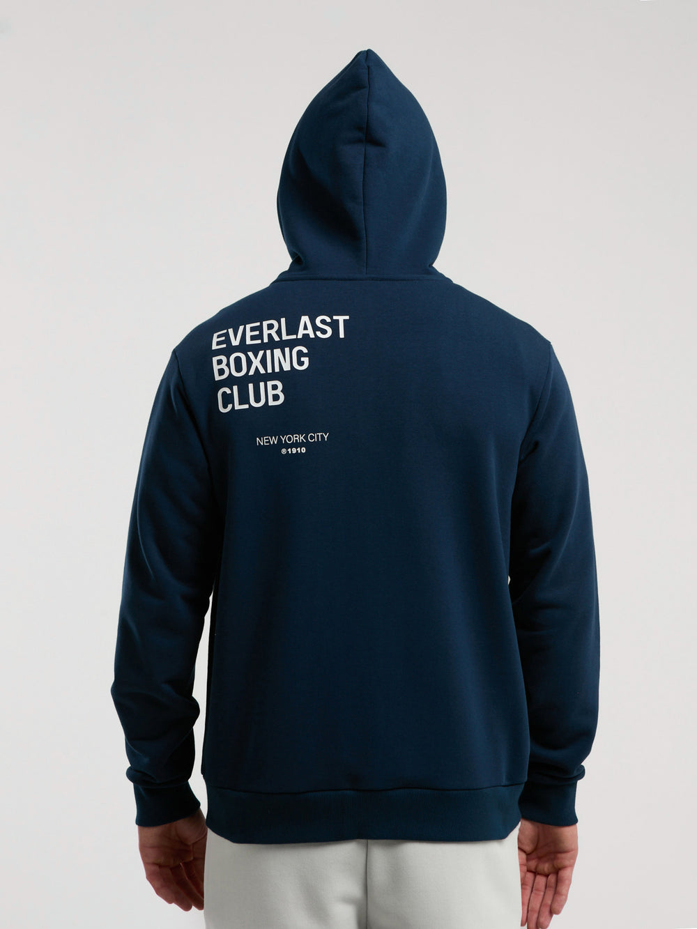 Everlast Boxing Club Regular Lacivert Erkek Full Zip Kapüşonlu Sweatshirt