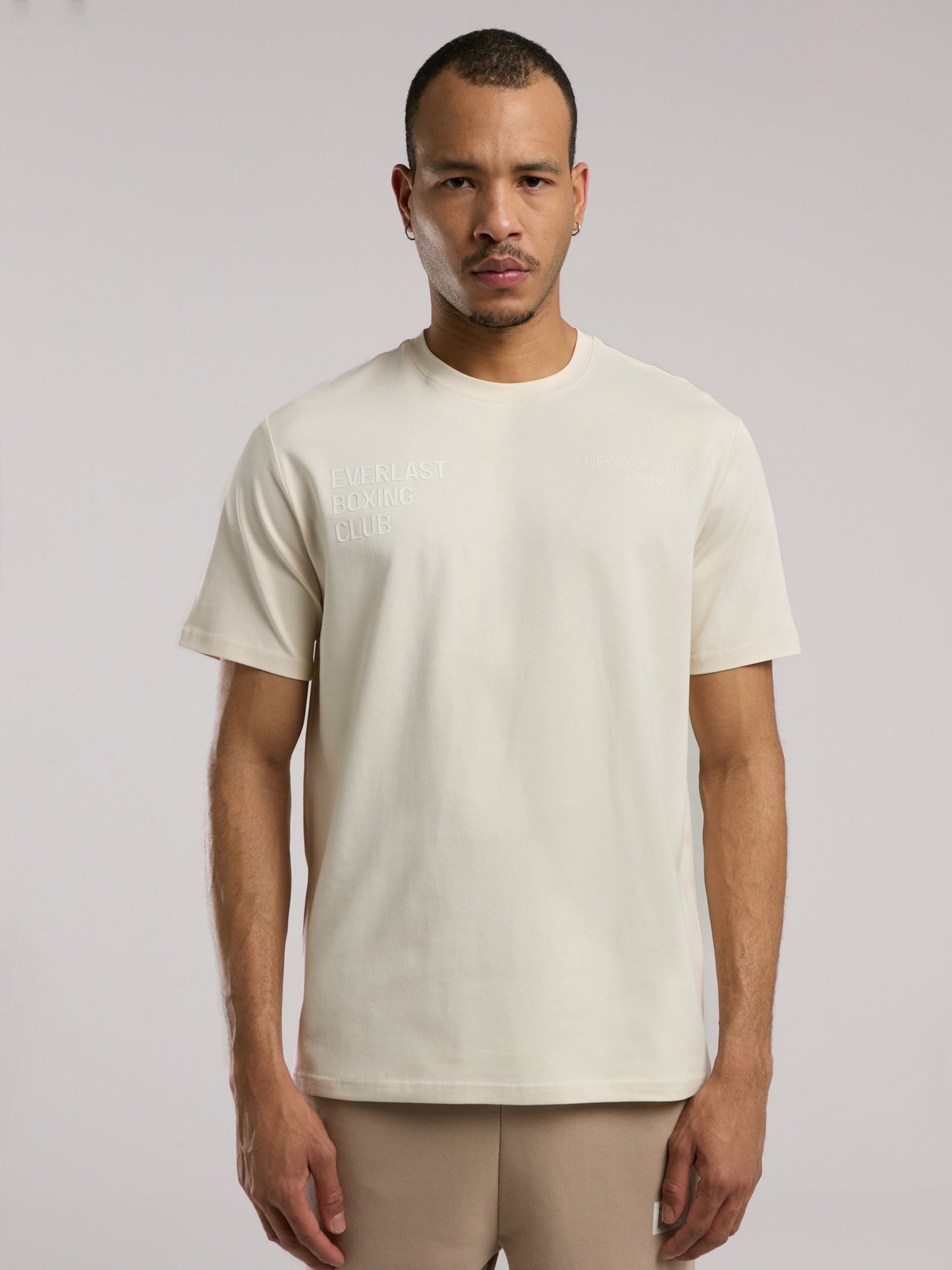 Everlast Boxing Club Bej Erkek Tişört