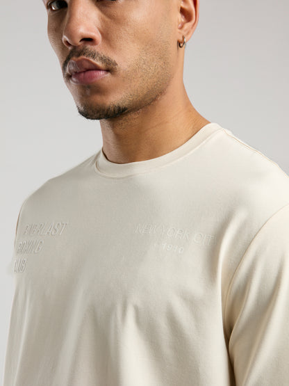 Everlast Boxing Club Bej Erkek Tişört