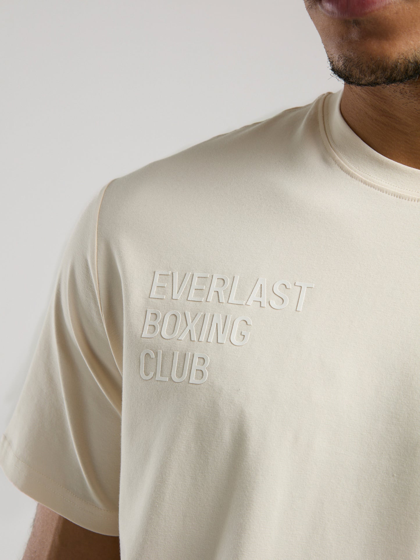 Everlast Boxing Club Bej Erkek Tişört