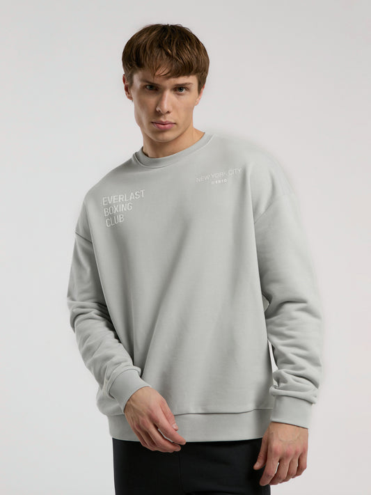 Everlast Boxing Club Açık Gri Erkek Sweatshirt