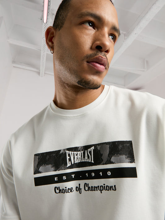 Everlast Champions Collection Beyaz Erkek Tişört