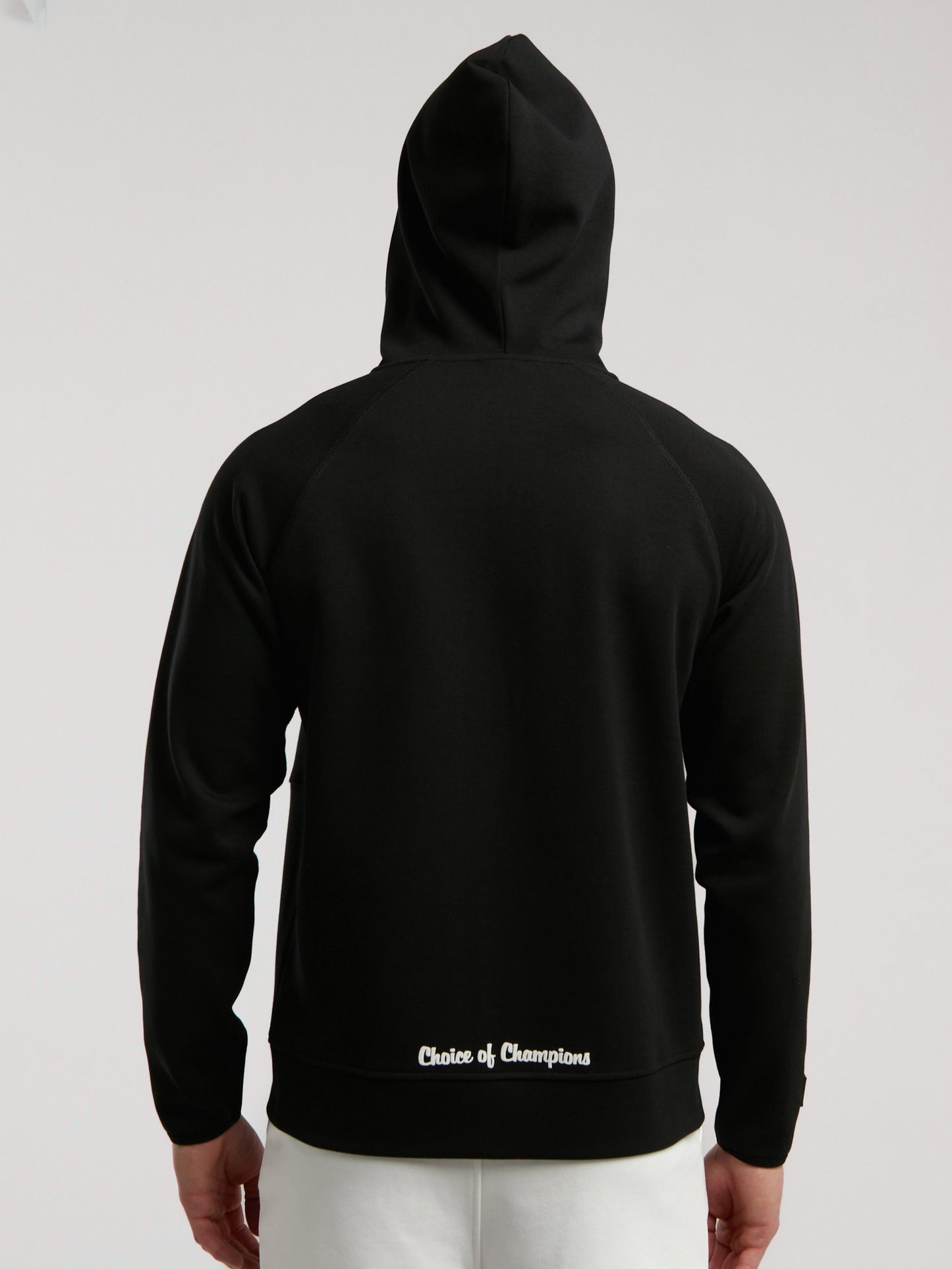 Everlast Champions Collection Siyah Erkek Yüksek Yaka Full Zip Kapüşonlu Sweatshirt
