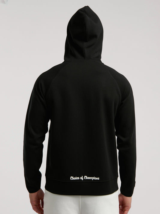 Everlast Champions Collection Siyah Erkek Yüksek Yaka Full Zip Kapüşonlu Sweatshirt