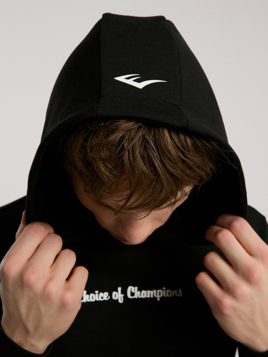 Everlast Champions Collection Siyah Erkek Kapüşonlu Sweatshirt