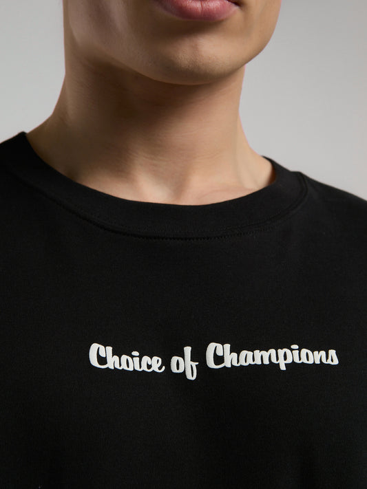 Everlast Champions Collection Siyah Erkek Tişört