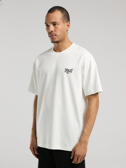 Ever Essentials Oversize Beyaz Erkek Tişört