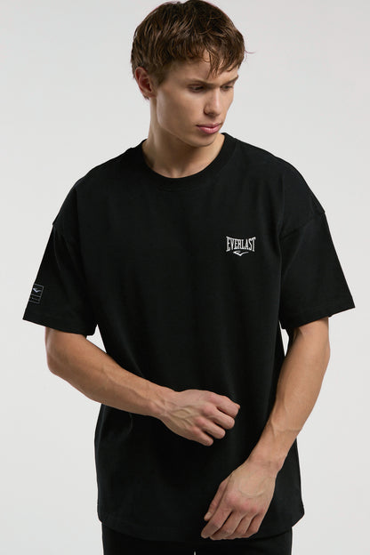 Ever Essentials Oversize Siyah Erkek Tişört