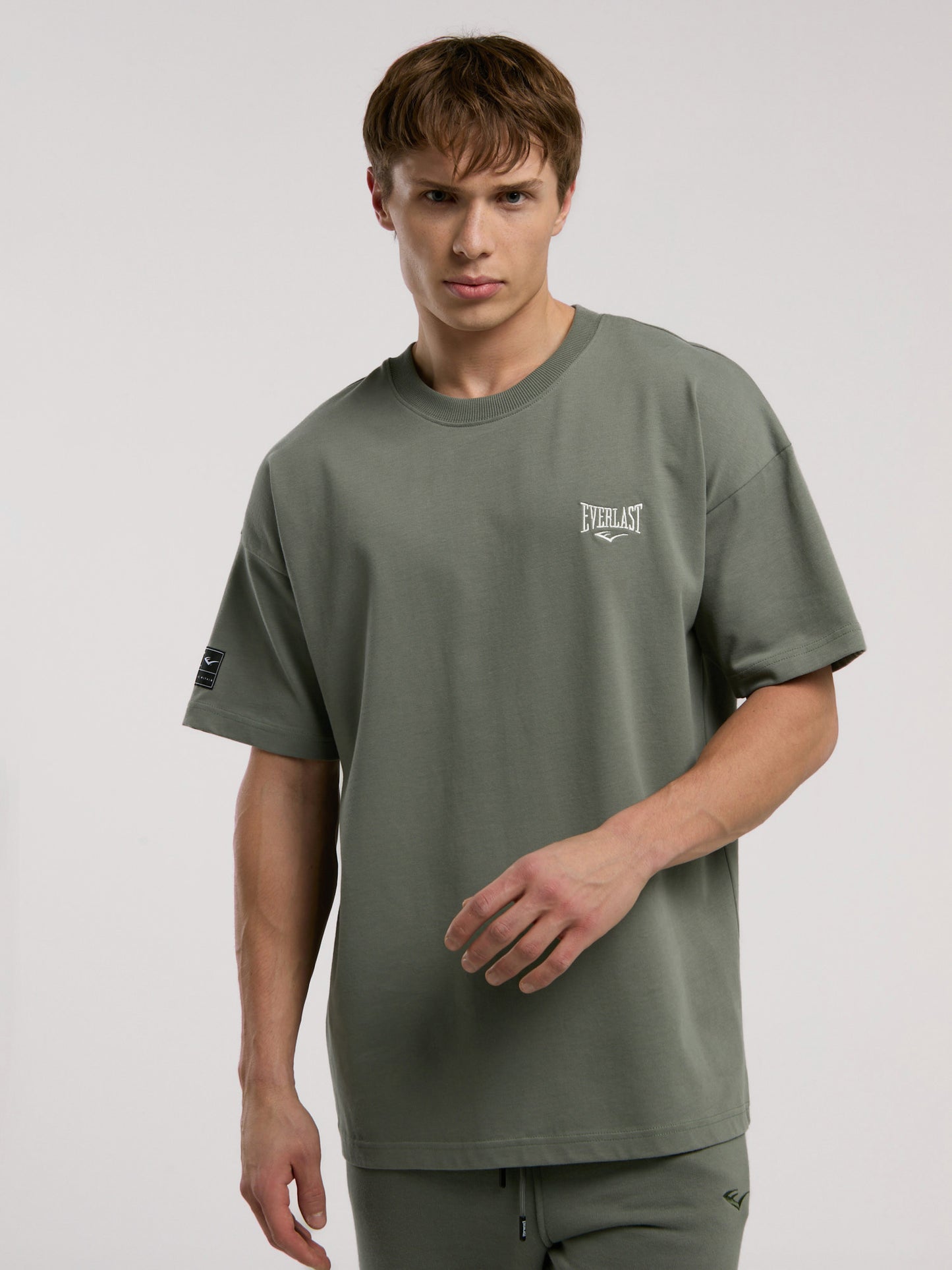 Ever Essentials Oversize Haki Erkek Tişört