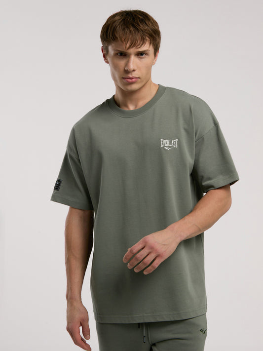 Ever Essentials Oversize Haki Erkek Tişört