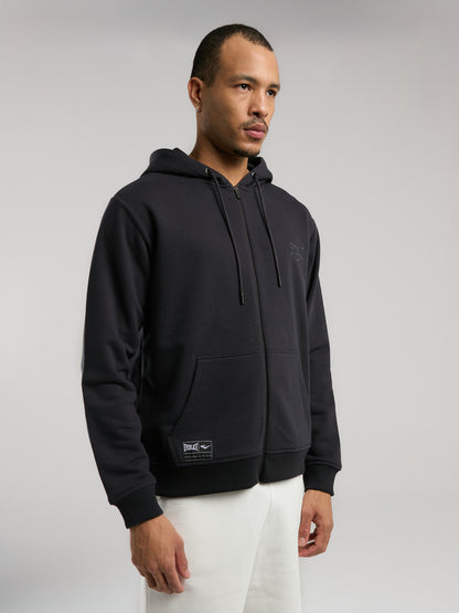 Ever Essentials Regular Antrasit Erkek Kapüşonlu Full Zip Sweatshirt