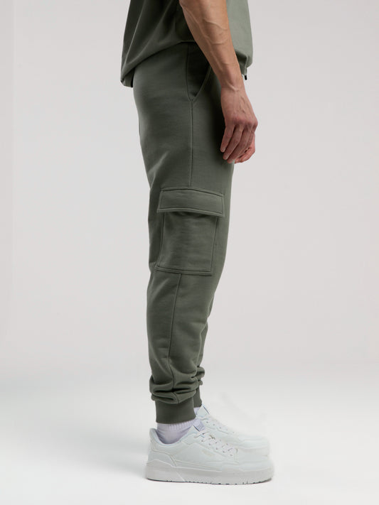 Ever Essentials Regular Haki Erkek Kargo Cepli Jogger