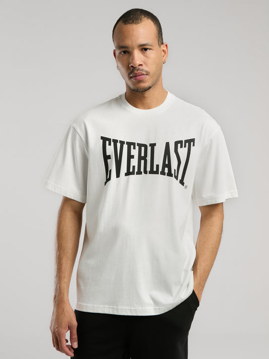 Ever Classics Comfort Logo Beyaz Erkek Tişört
